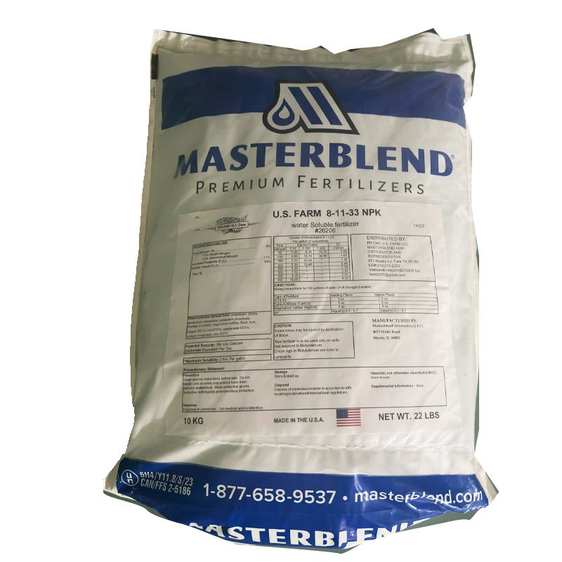 Masterblend 8-11-33 Fertilizer